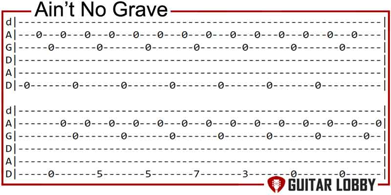 Ain’t No Grave by Johnny Cash guitar chords
