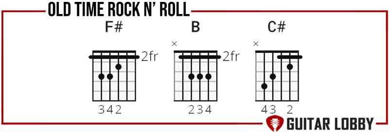 Chords to learn for old time Rock N Roll