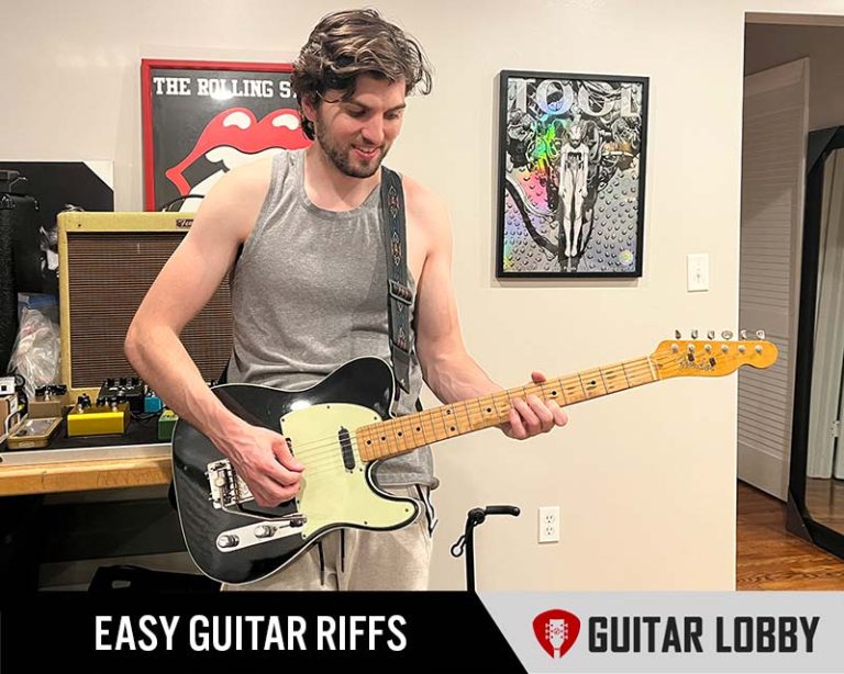 65 Easy Guitar Riffs for Beginners (2023 With Tabs) Guitar Lobby
