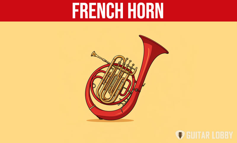 French horn instrument