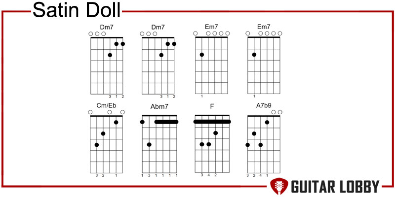 Satin Doll jazz progression