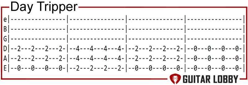 Day Tripper guitar riff