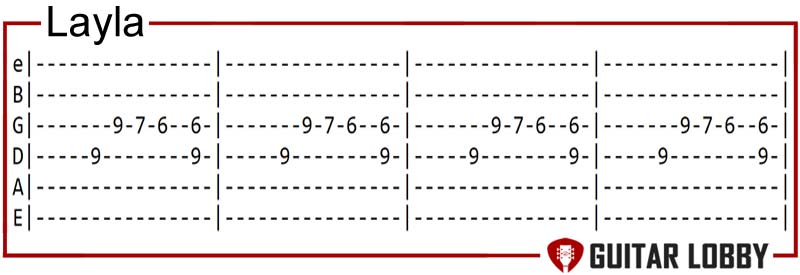 Layla guitar riff